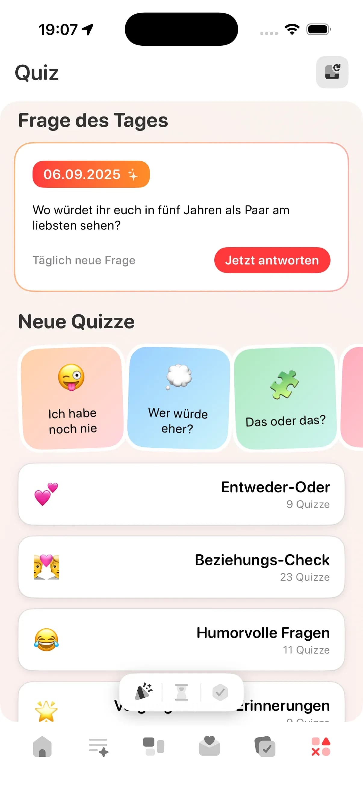 Paar-Quiz in Twogether